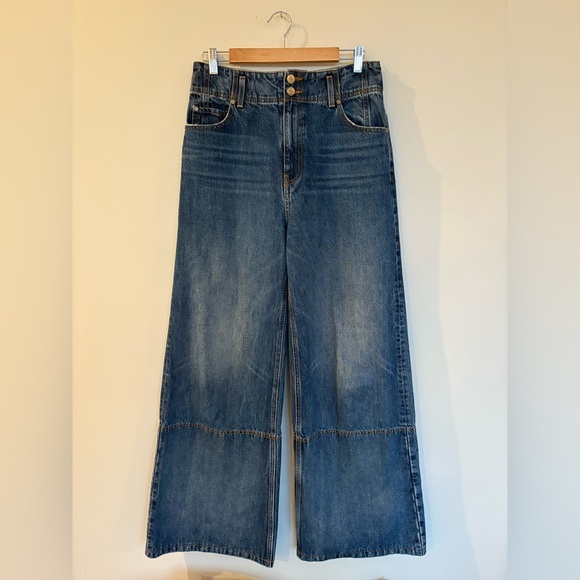 Ulla Johnson The Margot Jean Danube Dark Indigo Wash 30 - Picture 5 of 14